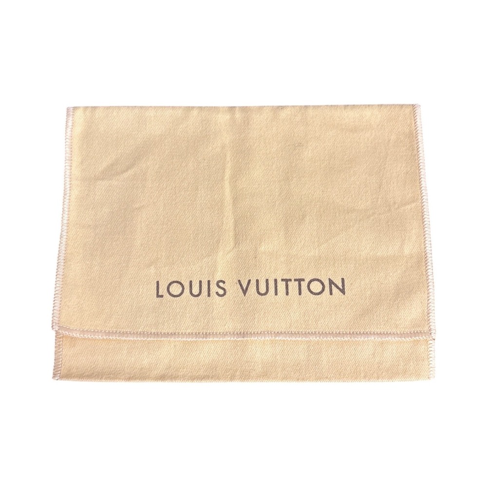 Louis Vuitton Tan Cotton Dust Bag Pouch for Small Leather Goods Accessories